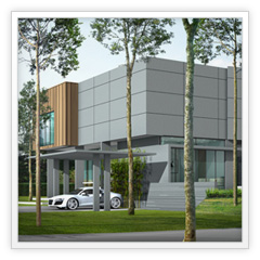 Concrete House sideview